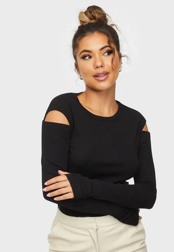Helmut Lang Slash Longsleeve T.1 Långärmade toppar