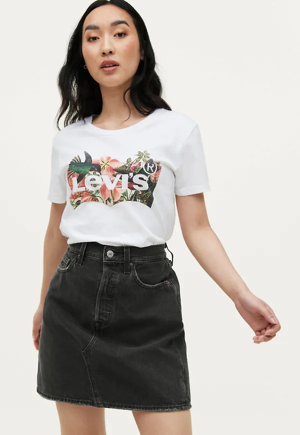 Levi's - Jeanskjol High-Rise Deconstructed Skirt - Svart