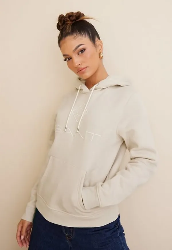 Gant Lock Up Sweat Hoodie Hoodies Putty