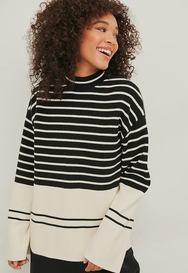 NA-KD Trend Randig tröja - Multicolor