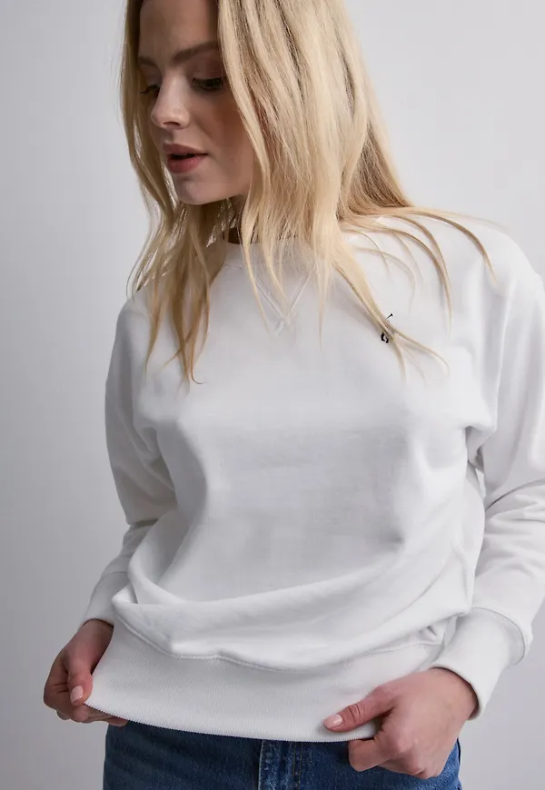 Polo Ralph Lauren - Sweatshirts - White - Ls Po-Long Sleeve-Knit - Tröjor - sweatshirts
