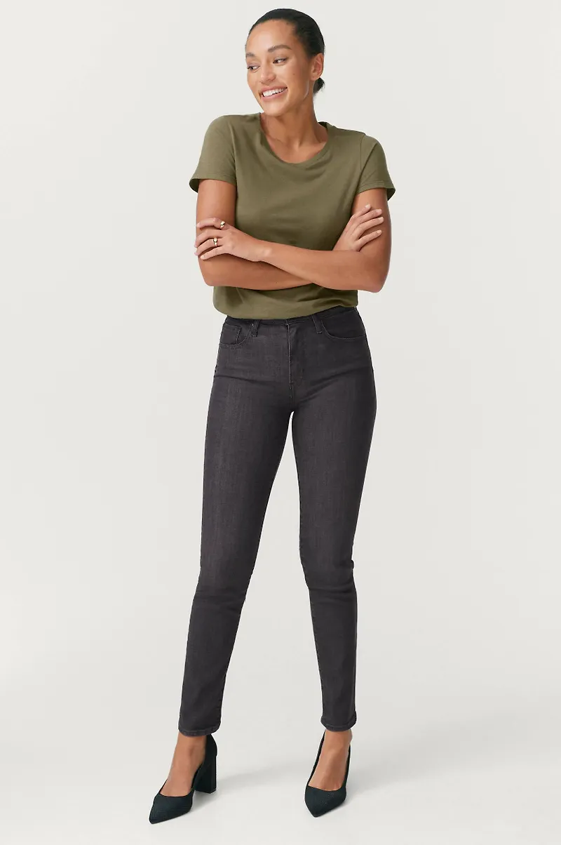 Levi's - Jeans 724 High Rise Straight London - Svart