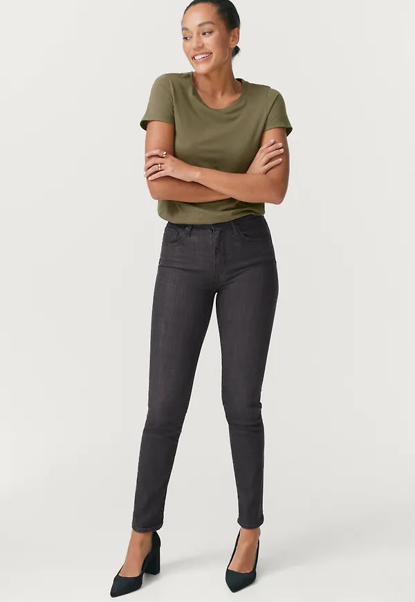 Levi's - Jeans 724 High Rise Straight London - Svart