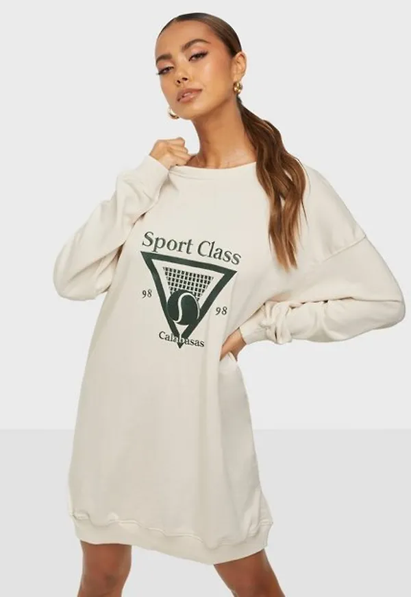 Missguided Oversized Sweater Dress Sport Långärmade klänningar