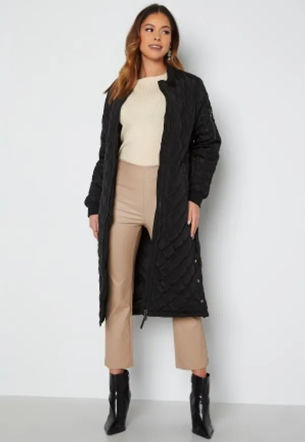 ONLY Jessica Long Quilted Coat Black L
