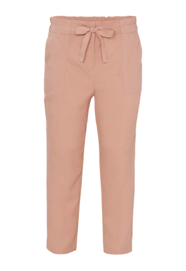 La Redoute - Vid byxa i lyocell med hög midja - Rosa