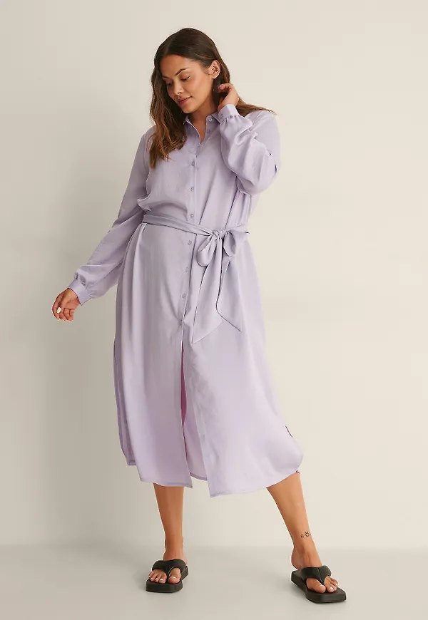 NA-KD Reborn Vid kaftan - Purple