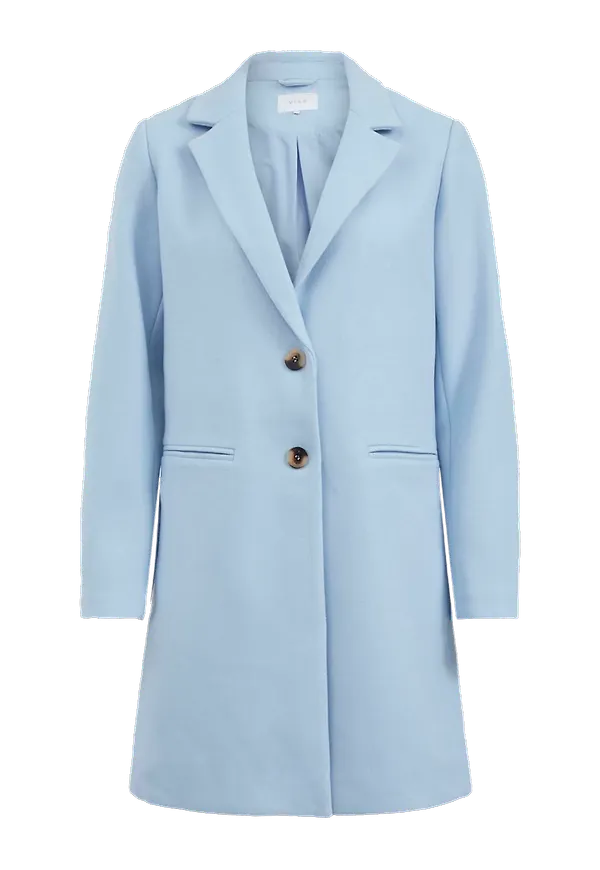 Vila - Kappa viJully Coat - Blå