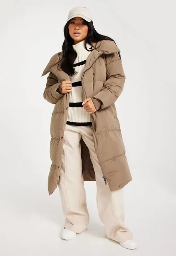 Object Collectors Item Objlouise Long Down Jacket Noos Dunjackor Fossil