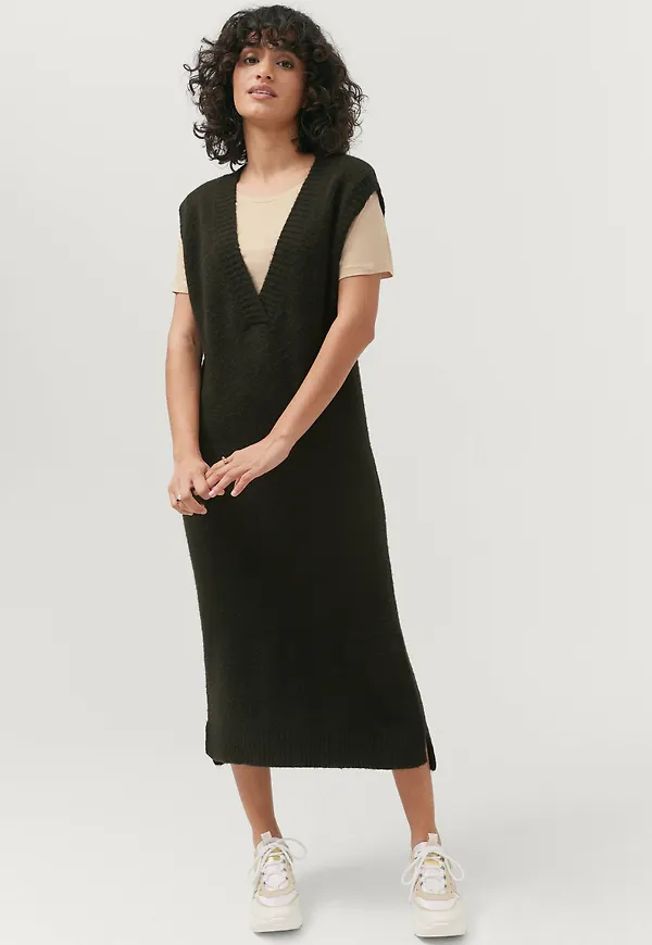 Ellos - Klänning Kate Knitted Dress - Svart