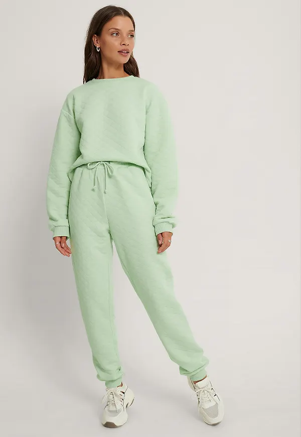 Lisa-Marie Schiffner x NA-KD Joggers - Green