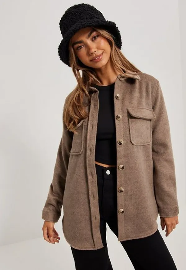 Object Collectors Item Objvera Owen L/S Jacket Noos skjortjackor Fossil