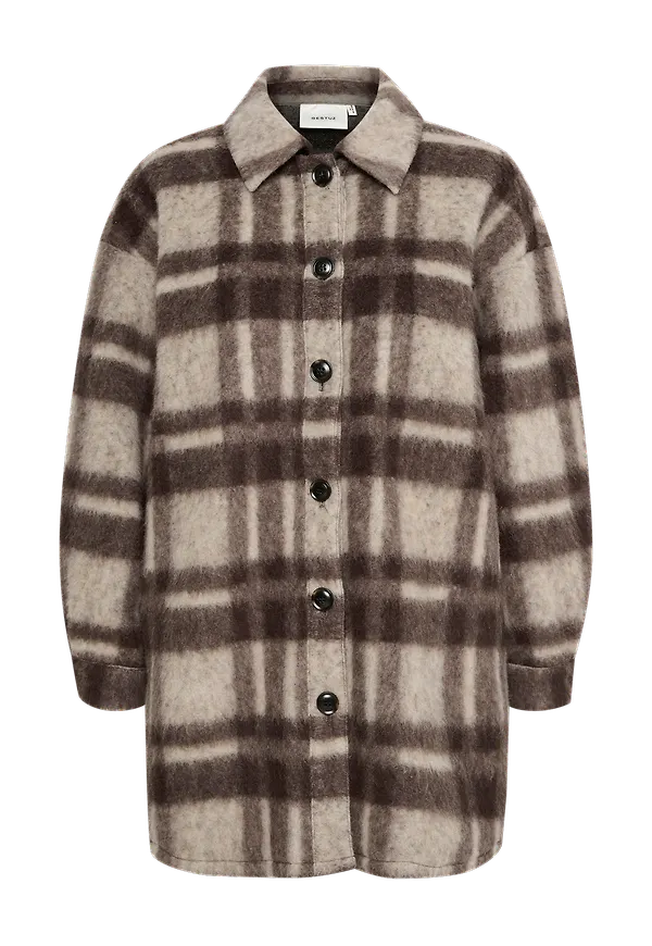 Gestuz - Skjortjacka RinaGZ shirt - Brun