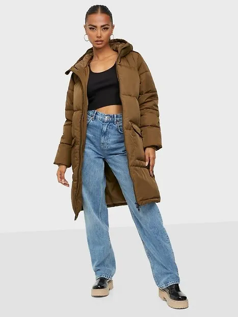 Object Collectors Item Objzhanna L/S Long Jacket Noos Dunjackor Sepia