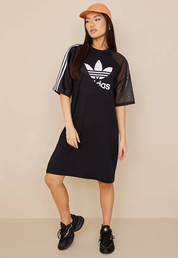 Adidas Originals Tee Dress Loose fit dresses Black