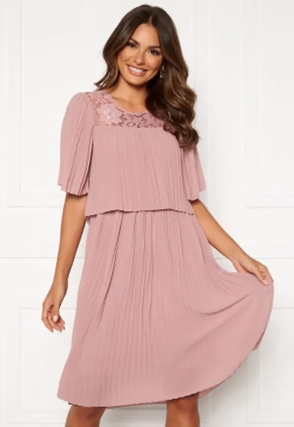 Happy Holly Jannica midi dress Dusty pink 32/34