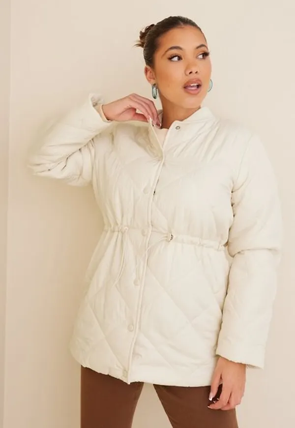 Pieces Pcbee Spring Quilted Jacket Bc Bomberjackor Birch