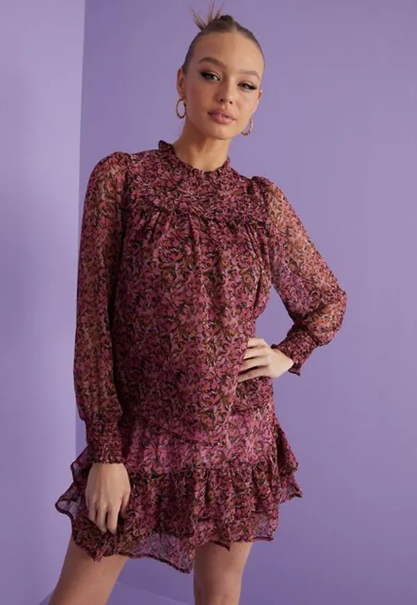 Neo Noir Rhoda Dark Blossom Blouse Vardagsblusar