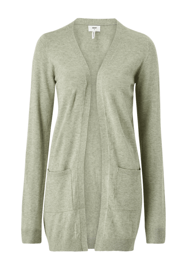Object - Cardigan objThess L/S - Grön