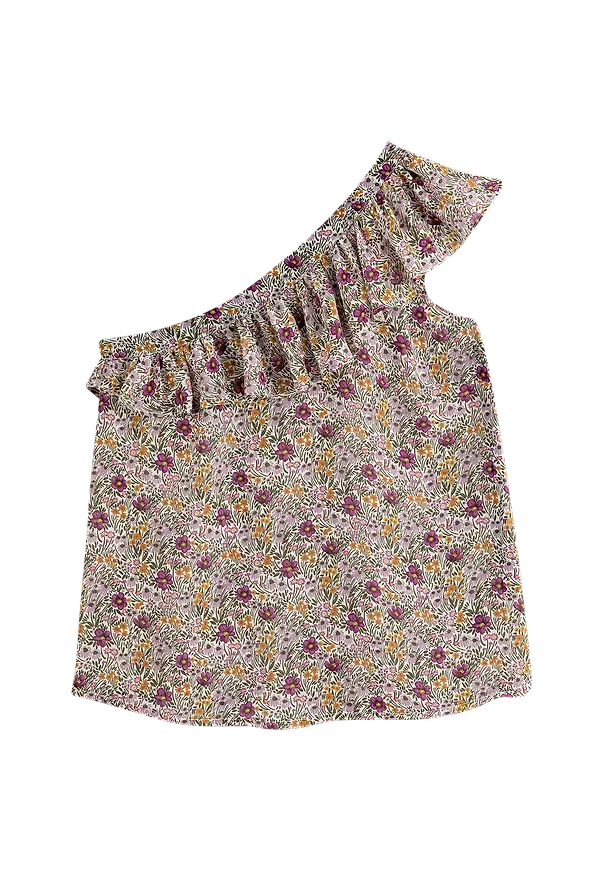 La Redoute - Blommig, asymmetrisk topp - Multi