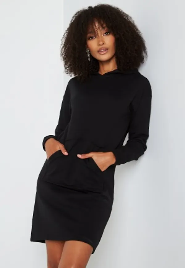 VILA Rust L/S Sweat Dress Black S