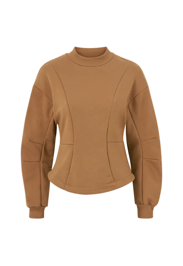Only - Sweatshirt onlStella L/S Sweat - Brun