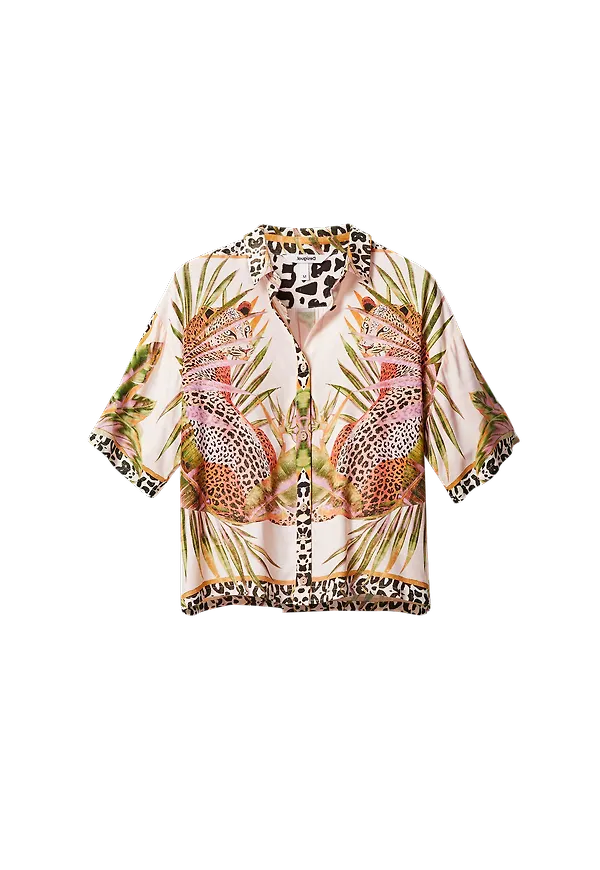 Desigual - Blus Cam_Lions 7011 - Beige
