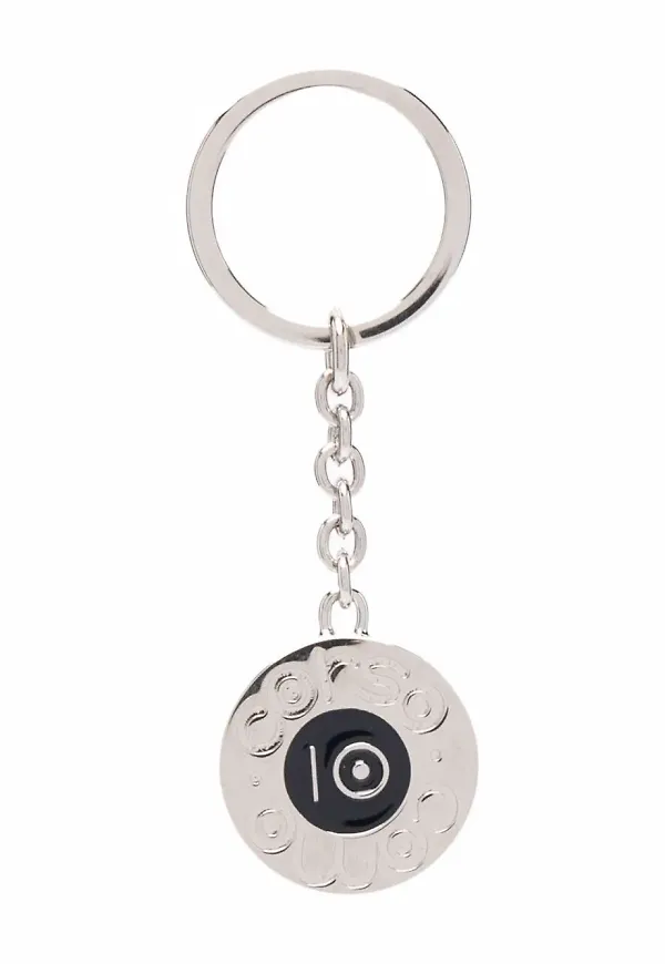 10 CORSO COMO nyckelring med logotyp - Silverfärgad