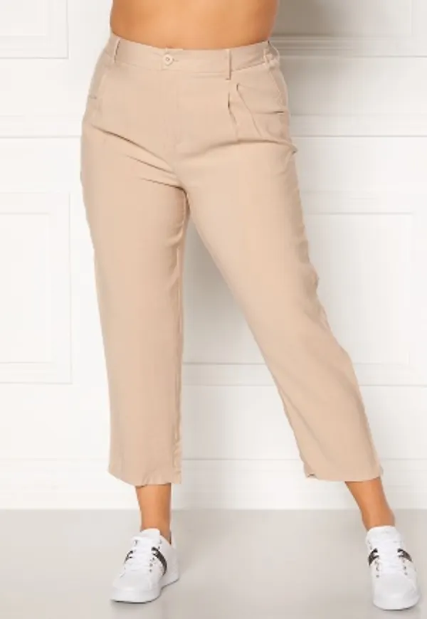 Happy Holly Maria straight leg pants Light beige 32/34