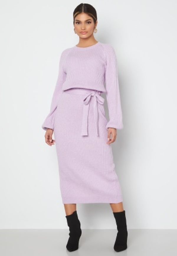 Amira knitted outlet dress grey melange