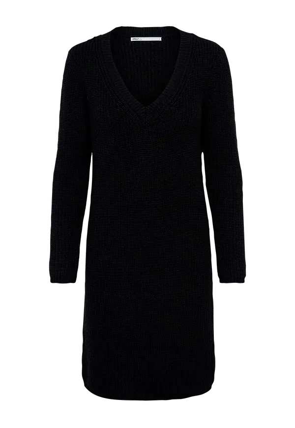 Only - Klänning onlMelton Life L/S Dress Knt - Svart