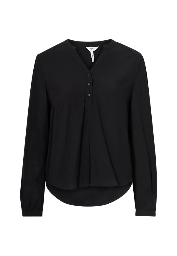 Object - Blus objLorena L/S Top - Svart