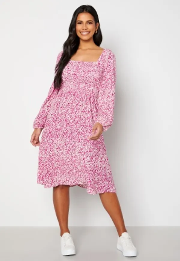 ONLY Malle Smock Dress Fiji Flower AOP: Met L