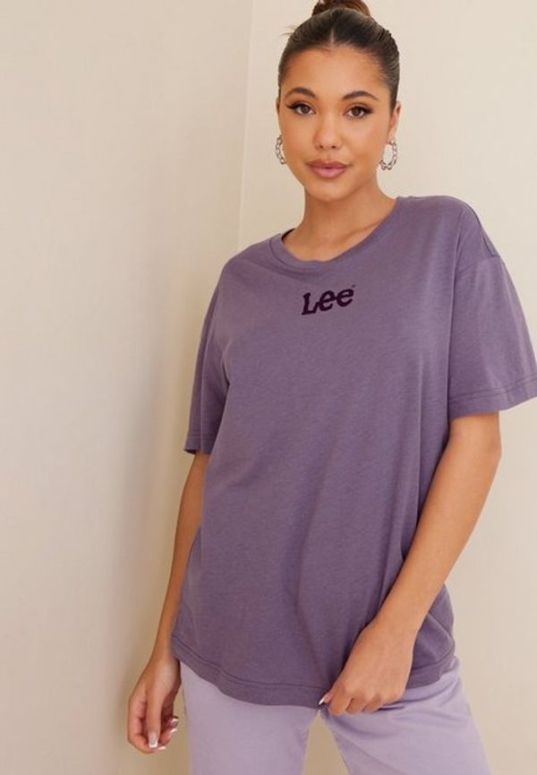 Lee Jeans Relaxed Crew Tee T-shirts Purple