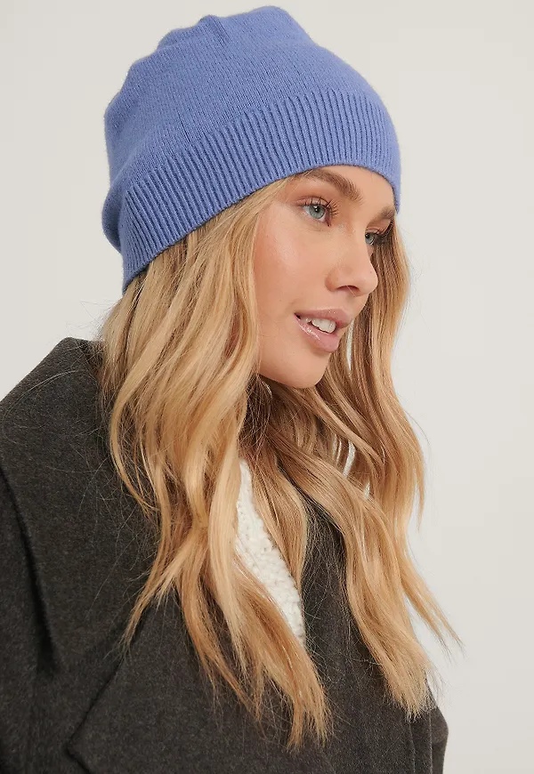 NA-KD Accessories Beanie - Blue