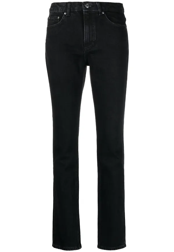 12 STOREEZ slim fit-jeans - Svart