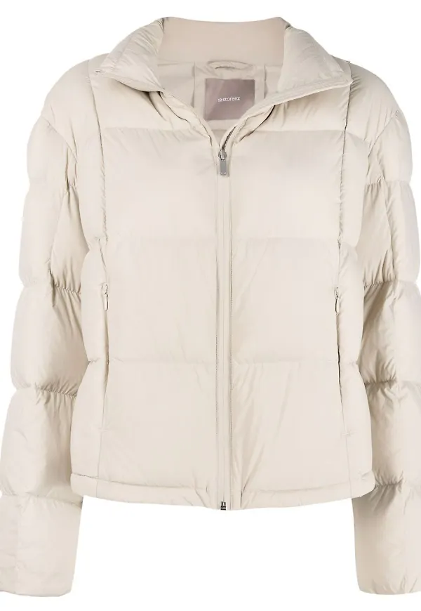 12 STOREEZ Ultralight puffjacka - Neutral