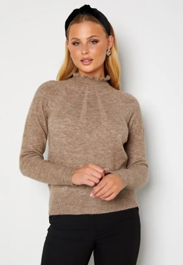 VILA Dua Crew Neck Knit Top Fungi XL