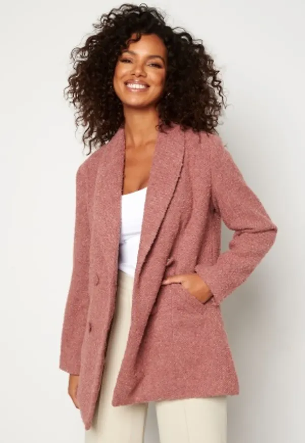 Happy Holly Disa Short Coat Dusty pink 36