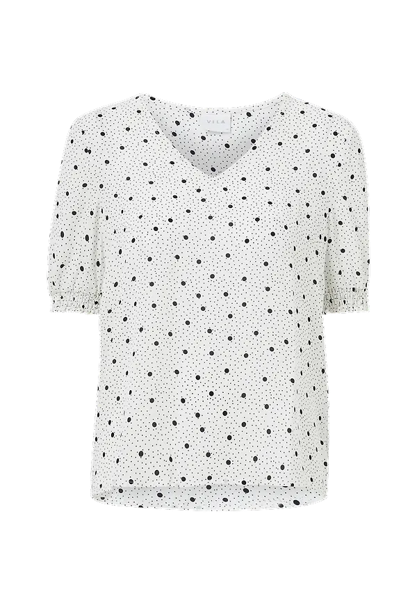 Vila - Blus viDotties 2/4 Top - Vit
