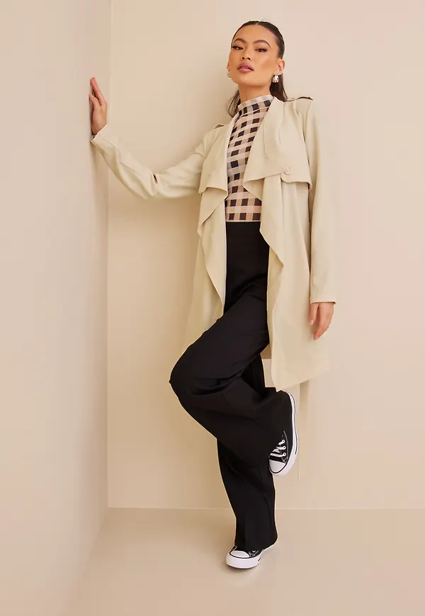 Object Collectors Item - Trenchcoats - Sandshell - Objannlee Short Jacket Noos - Jackor - Trench Coats