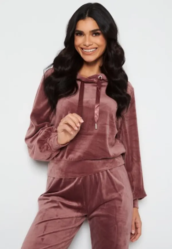 ONLY Laya L/S Hood Velvet Rose Brown S