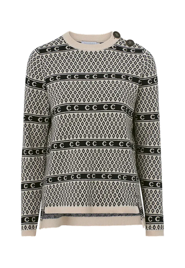 Coster Copenhagen - Tröja Icelandic Sweater In Seawool - Svart