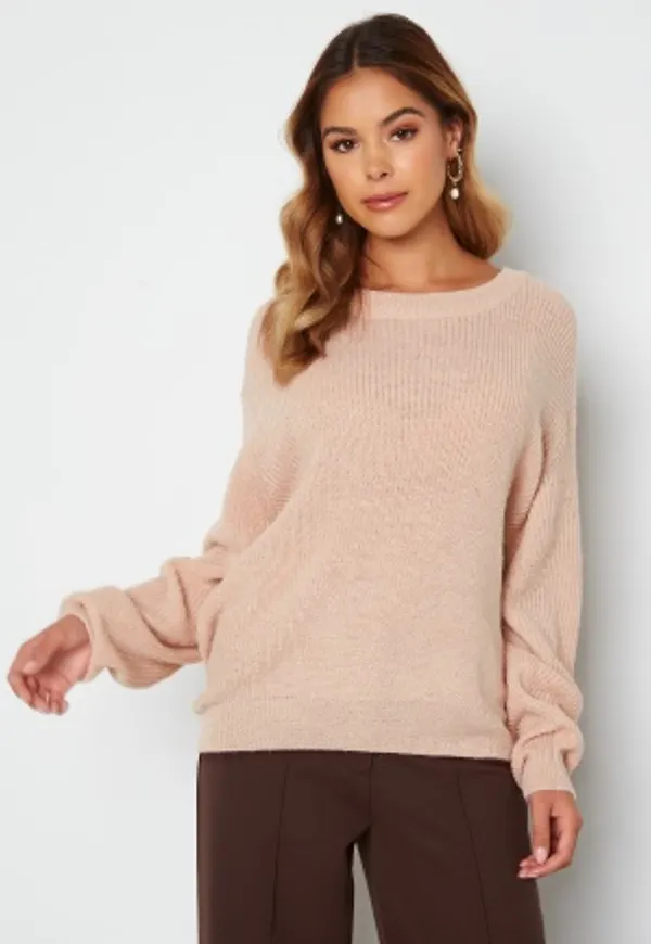 ICHI Novo LS Knit Pullover 133801 Crystal Gray XXL