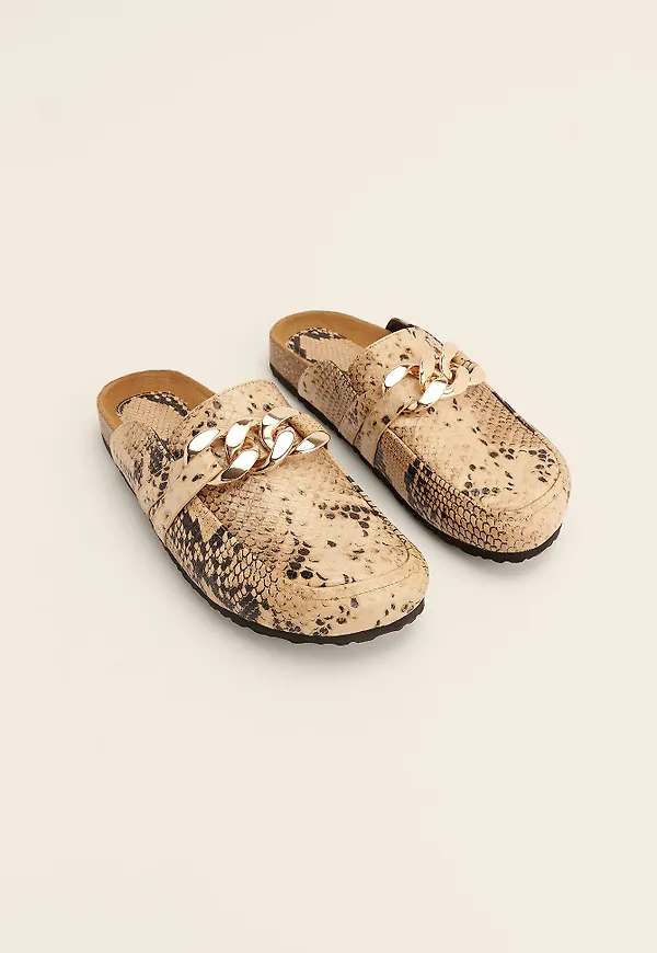 NA-KD Shoes Loafters Med Kedjedetalj - Multicolor