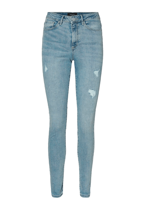 Vero Moda - Jeans vmSophia HR Skinny Destr J AM314 - BlÃ¥