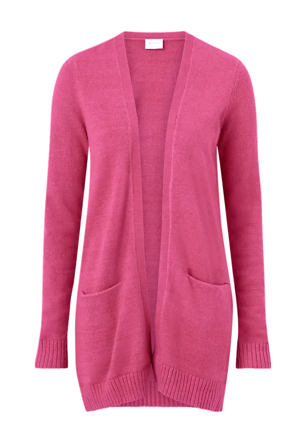 Vila - Cardigan viRil L/S Open Knit - Rosa