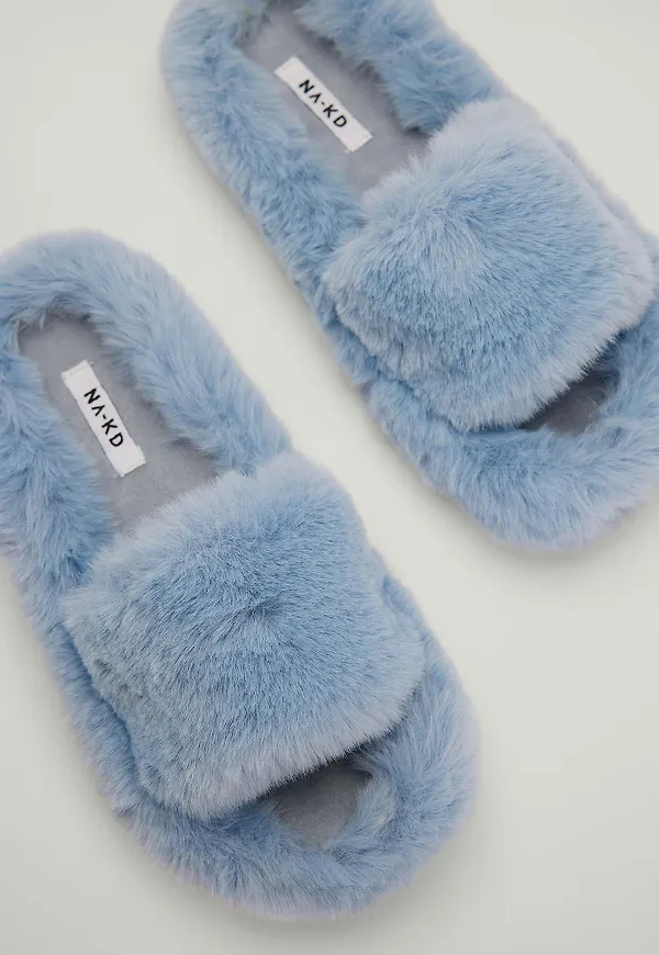 NA-KD Shoes Tofflor - Blue
