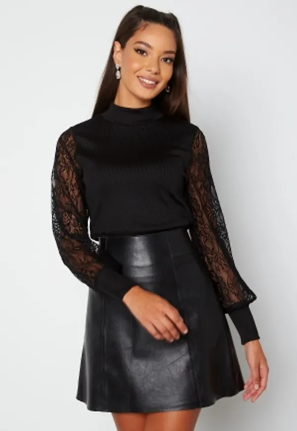 Happy Holly Elena lace sweater  Black 44/46