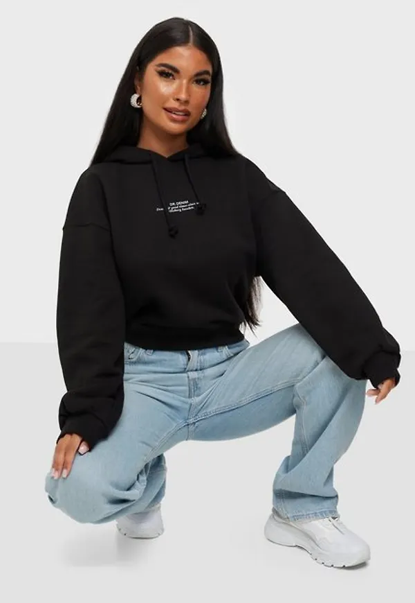 Dr Denim Estrid Hoodie Hoodies Svart